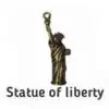 Statue of liberty charm